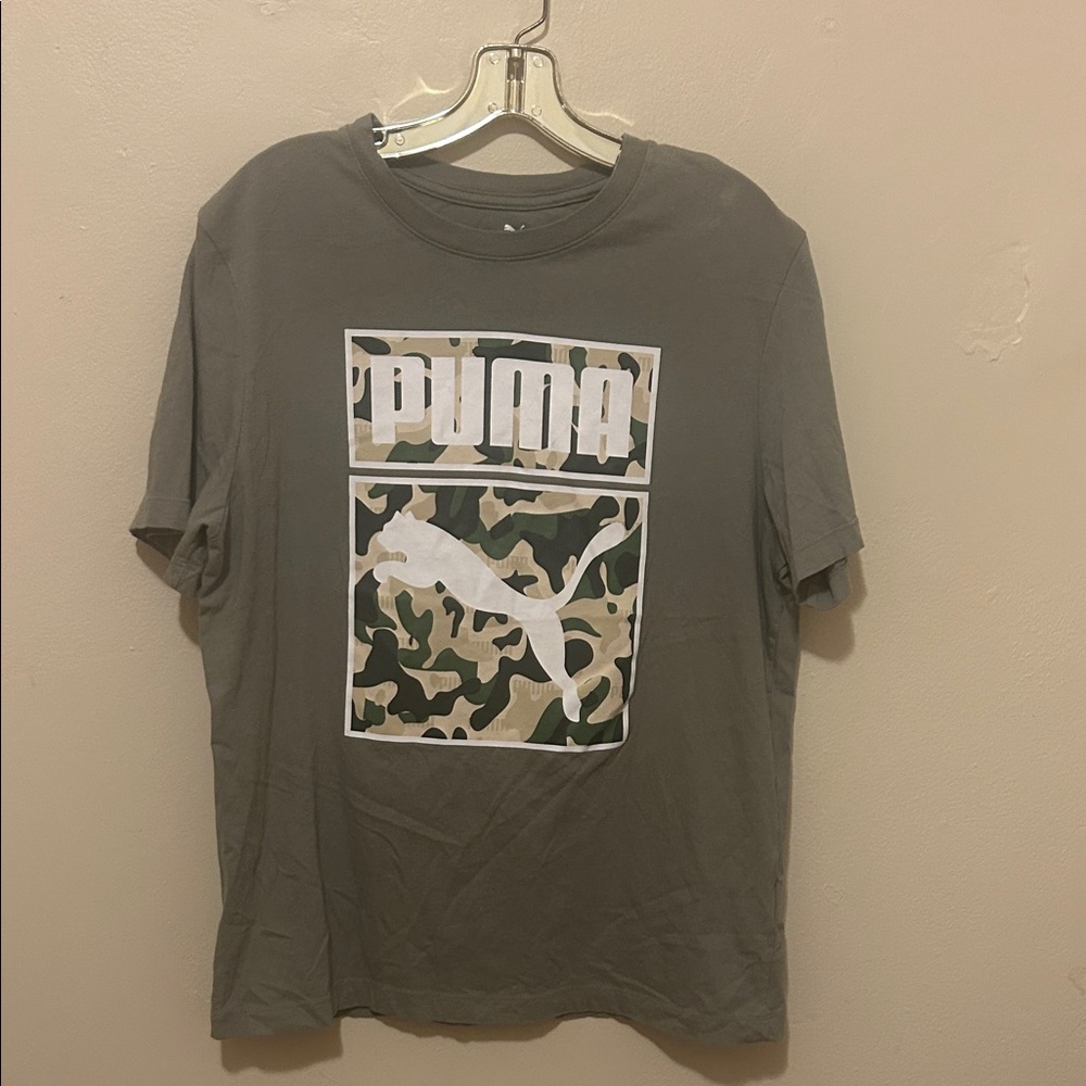 Puma Olive Camouflage Men's Tee